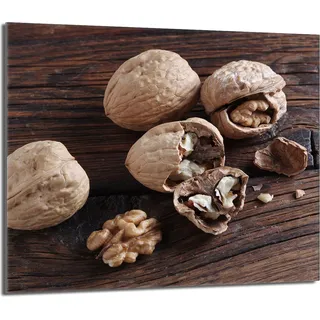Herdabdeckplatte 60x52 Glaskeramikkochfeld Abdeckung Spritzschutz Glasplatte Deko Schneidebrett, Erdnüsse Holz