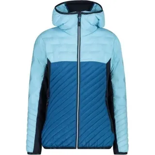 CMP Damen Kapuzenjacke Daunenjacke hellblau 34 - Blau, Hellblau
