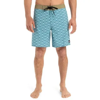 QUIKSILVER Badeshorts Surfsilk 18" Florever Aquifer - 31