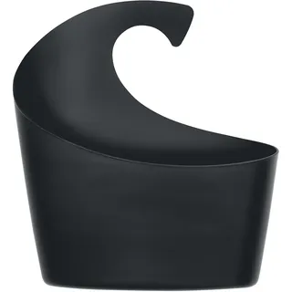 Spirella Duschkorb Sydney mit Haken zum einhängen, kombinierbares Duschregal 25 x 22,5 x 8,5 cm Schwarz
