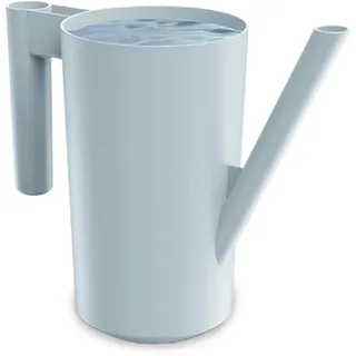 PECZEKO Gießkanne 2,0 Liter für Haus & Garten - aus robustem Kunststoff - giesskanne zur einfachen Bewässerung von Blumen, Pflanzen und zimmerpflanzen 1er-Set (1 Pack) Grau