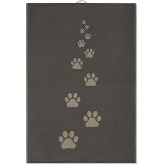 Ross "2er-Set Hundeliebe + Hundepfoten", anthrazit, beige,
