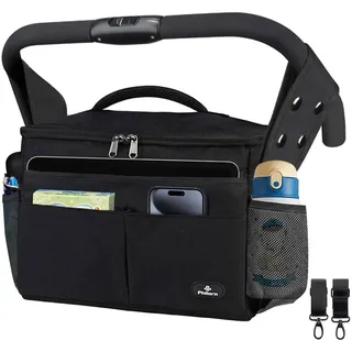 Philorn Kinderwagen Organizer mit Isolierte Getränkehalter, Universal
