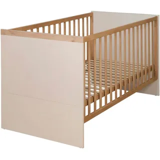 Roba Kombi-Kinderbett 70 x 140 cm Jil , Kaschmir , Holz , Uni , 70x140 cm , Babymöbel & Kindermöbel, Babyzimmer, Babybetten, Gitterbetten
