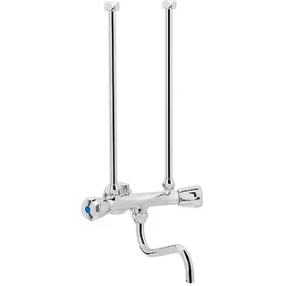 Zweigriffmischer für Elektro-Warmwasserbereiter KWC ND, Ausladung 160 mm, chrom - 112.78 Z 290