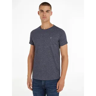 Tommy Jeans T-Shirt »TJM SLIM JASPE C NECK«, Classics Slim Fit mit Markenlabel TOMMY JEANS Twilight Navy S (46)