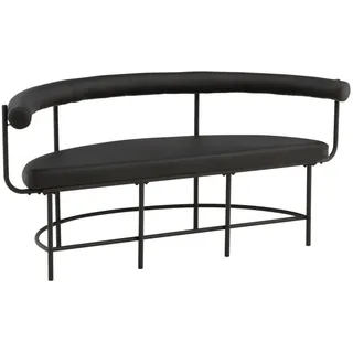 VCM Sitzbank Stallhagen Schwarz 165 x 75 x 51 cm