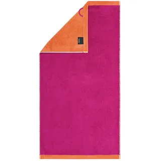 CAWÖ Lifestyle Splash Duschtuch 70 x 140 cm rosa-orange