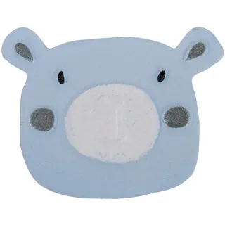 Rayher 31624358 Wachsmotiv Bärchen, babyblau, 4,8 x 3,7 cm, 1 Stück, zum Gestalten von Kerzen (Taufe, Babyparty, als Geschenk etc.)