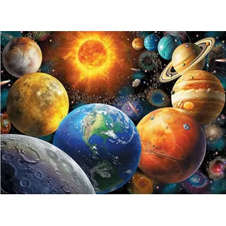 Eurographics Puzzle Das Planetensystem, - 500 Teile,