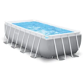 Intex Prism Frame 400 x 200 x 122 cm inkl. Filterpumpe und Poolleiter