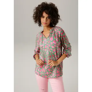 Aniston CASUAL Aniston CASUAL, Schlupfbluse mit interessanten Alloverdruck, bunt