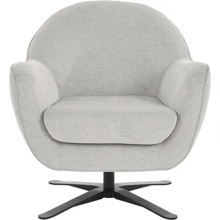 Home Affaire Drehsessel Stavre Polyester 83 x 85 x 80 cm Silber drehbar