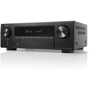 Denon AVR-X1800HDAB 7.2 AV Receiver Schwarz 8K Dolby Atmos, HEOS Built-in