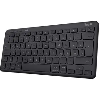 Trust Lyra Compact Wireless Keyboard, schwarz, USB/Bluetooth, DE (24709)