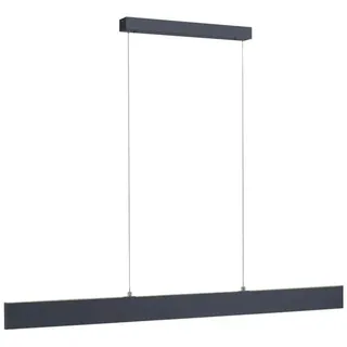 LeuchtenDirekt Pendelleuchte anthrazit und linearen Design Lichtfarbensteuerung höhenverstellbar 11548-13 Schwarz