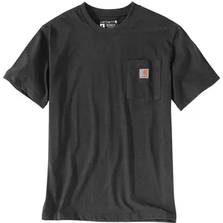 T-Shirt CARHARTT "Pocket", Herren, Gr. XXL, blau (dunkelblau), Obermaterial: 100% Baumwolle CO., Shirts T-Shirt