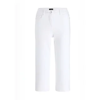 GOLDNER 2-in-1-Hose »Kurzgröße Bequeme Culotte in verkürzter Länge«, weiß