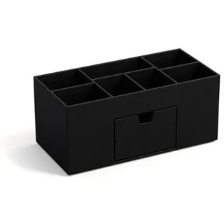 Xxxl Tischorganizer , Schwarz , Papier, Karton , 24.5x10.5x12 cm , Ordnen & Aufbewahren, Dekoboxen & Aufbewahrungsboxen, Organizer