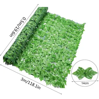Künstlicher Efeu Zaun Bildschirm , Künstliche Blatt Screening Roll