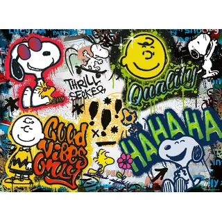 Ravensburger Puzzle 12000389 - Peanuts Graffiti 500 Teile Puzzle für Erwachsene und Kinder ab 12 Jahren, Peanuts-Puzzle