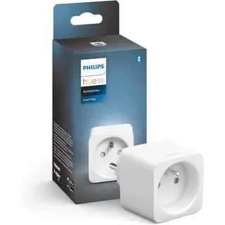 Philips Hue smart plug - België - Voeg Elke Lamp Toe aan je Hue Systeem - Compacte Slimme Stekker - Verbind met Bluetooth of Hue Bridge - Werkt met Alexa en Google Home