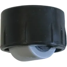 Dörner + Helmer 790284 Bohrsenkrolle ohne Bund, Rollen ø 15 mm, Bohr ø 25 mm, Kunststoff schwarz