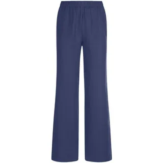 Schlupf-Hose aus 100% Leinen Peter Hahn blau