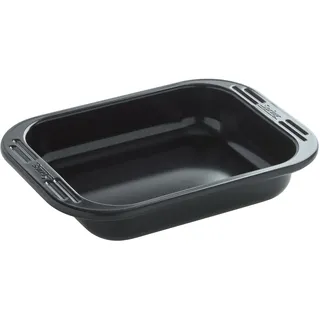 Spring CULINAR Bräter rechteckig mit breiten Griffen, 23 x 18 cm, aluminisierter Stahl mit PFAS-freier Antihaftbeschichtung, mineralischer Basis, 1,6 L Inhalt, hitzebeständig bis 230 °C