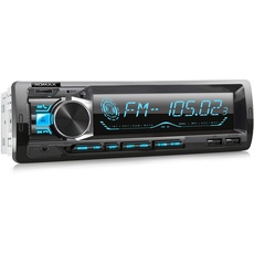 XOMAX XM-R279 Autoradio mit FM RDS, Bluetooth Freisprecheinrichtung, USB, SD, MP3, AUX-IN, 1 DIN