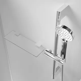 Duschkabine 85x85 MARWELL Komplettdusche Fresh Shower Square - 85x85x205cm - Komplettdusche mit Eckeinstieg - mit Gleittüren - hochwertige Aluminiumprofile - Silber