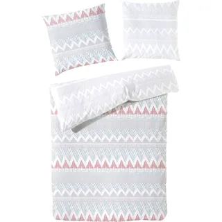 Primera Bettwäsche »Bio-Renforce-Bettwäsche Zahara« 2 Stk., tlg. mit einem modernen Zick-Zack Muster