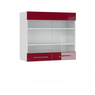 Vicco Hängeschrank Fame-Line 80 x 72 x 34,1 cm Bordeaux Hochglanz