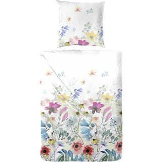 Primera Alpine Garden Blumen Blau 135 x 200 cm + 80 x 80 cm