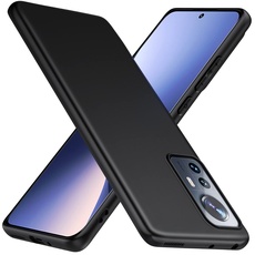 TesRank Xiaomi Mi 12 & Mi 12X Hülle, Matte Oberfläche Soft Hüllen [Ultra Dünn] [Kratzfest] TPU Schutzhülle Case Weiche Handyhülle für Xiaomi Mi 12 & Mi 12X -Schwarz