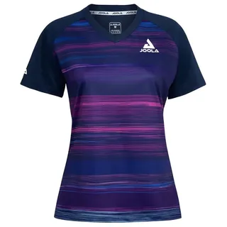 Joola Solstice Kurzarm-t-shirt - Navy / Violet - XL