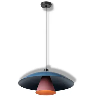 Osram Hängeleuchte , Blau, Rosa , Metall , 50x125.5x186 cm , Lampen & Leuchten, Innenbeleuchtung, Hängeleuchten, Pendelleuchten