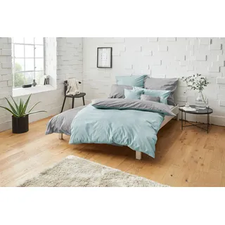 Bruno Banani Merlin Meliert Blau 155 x 220 cm + 80 x 80 cm