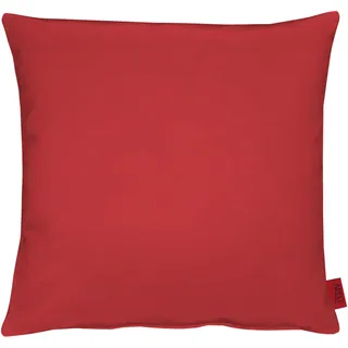 Dekokissen APELT "4362 Rips Uni" Gr. 1, rot (bordeaux, unifarben), B:40cm L:40cm, Obermaterial: 60% Polyester, 40% Baumwolle, Dekokissen_Sitzkissen_Kissenhüllen, Dekokissen, Wasser- und Schmutzabweisend