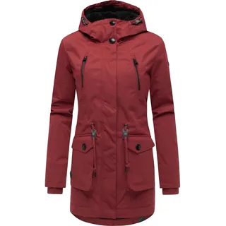 Ragwear Kurzmantel "Kurzmantel Ellsa YOUMODO", wine rot