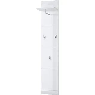 Germania Garderobenpaneel Adana hochglanz weiß