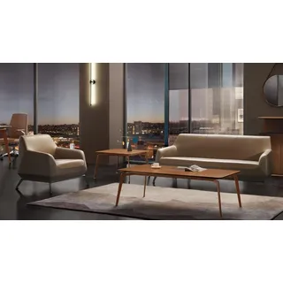 Sofagarnitur Couch Sofa Garnitur Polster Sofas Couchen Sitz Garnituren 31 Sitzer - Braun