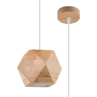 Pendelleuchte Woody Holz SOLLUX Natürlich - Hellbraun
