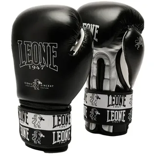 Leone1947 Iconic Kunstleder-boxhandschuhe - Black - 14 Oz