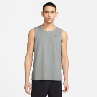 Nike Herren Tanktop Dri-FIT Hyverse Fitness Tank DV9841-097 XL - Smoke Grey/Htr/Black - XL