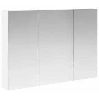 vidaXL Badezimmerspiegelschrank Weiß 100 x 14,5 x 70 cm Holzwerkstoff - Weiß