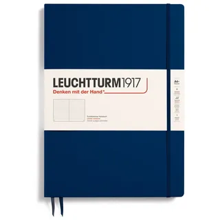 Leuchtturm1917 Notizbuch A4 Dotted Blau