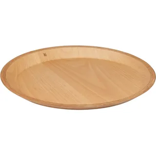 WMF Tablett , Braun , Holz , Buche , rund , Geschirr, Tischkultur & Serviergeschirr, Tabletts