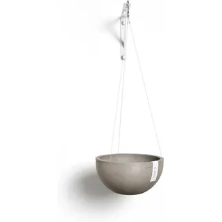 Ecopots Pflanztopf Brussels Hängend Braungrau 26,5 cm x 13 cm