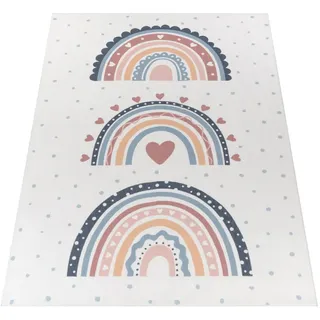 Paco Home Kinderteppich 200/280 cm Eliz 392 , Multicolor , Textil , Rechteckig , 200x280 cm , strapazierfähig, für Fußbodenheizung geeignet , Teppiche und Böden, Teppiche, Kinderteppiche